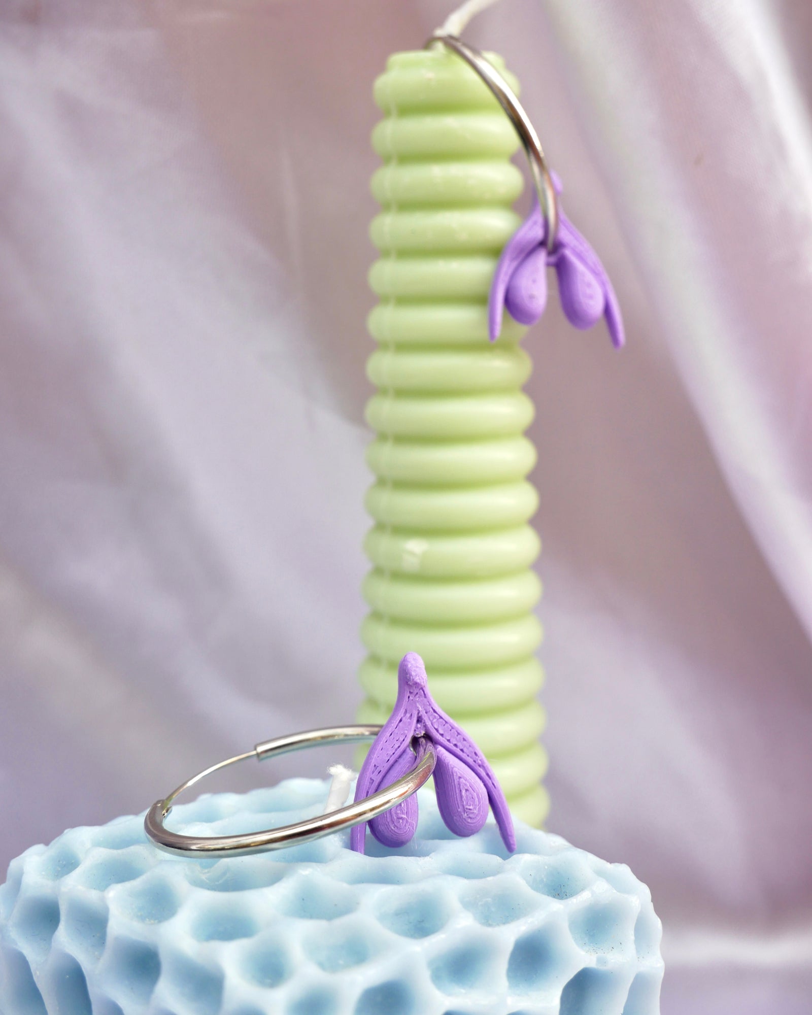 Jacinda Clitoris Hoop Earrings