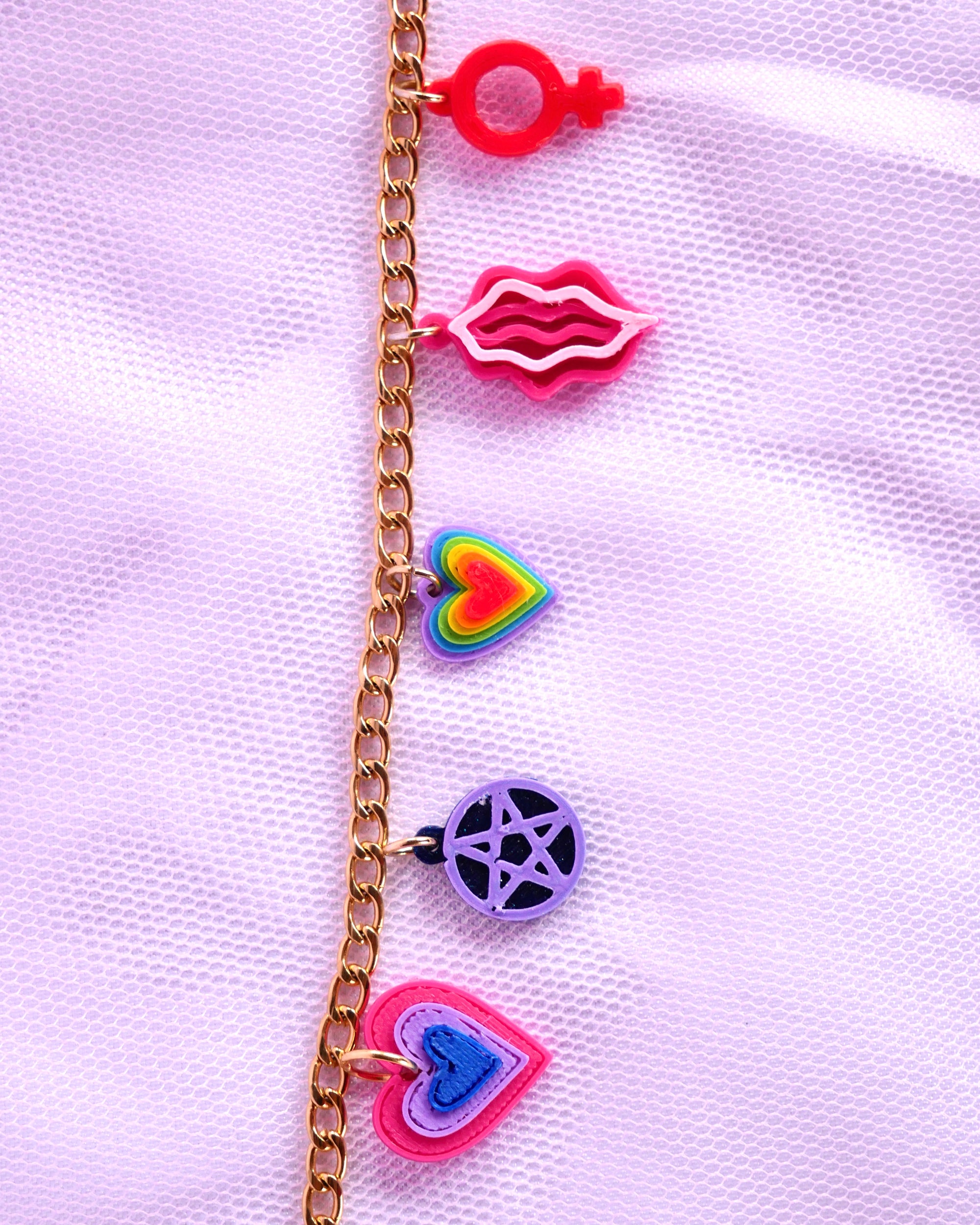 ALL PRIDE FLAGS Heart Charm