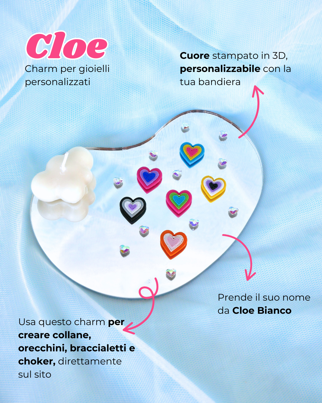 Cloe Heart Charm