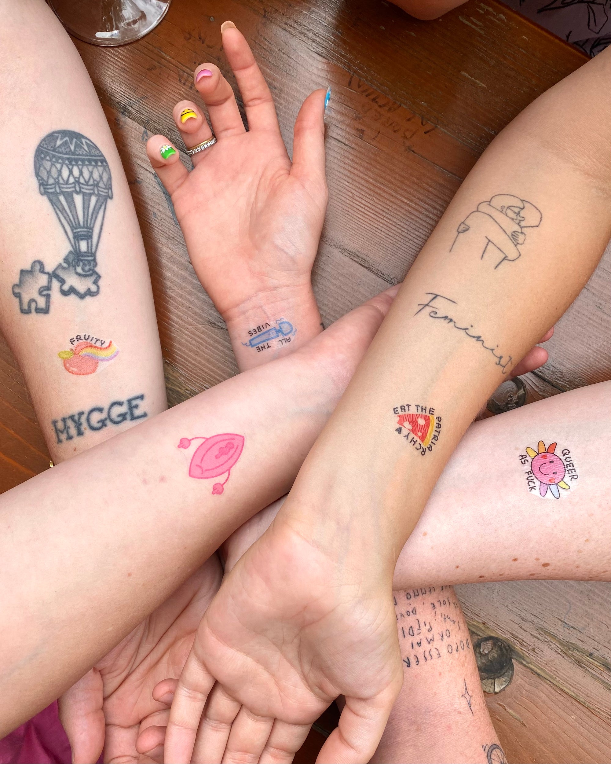 Temporary Tattoos Against Taboos