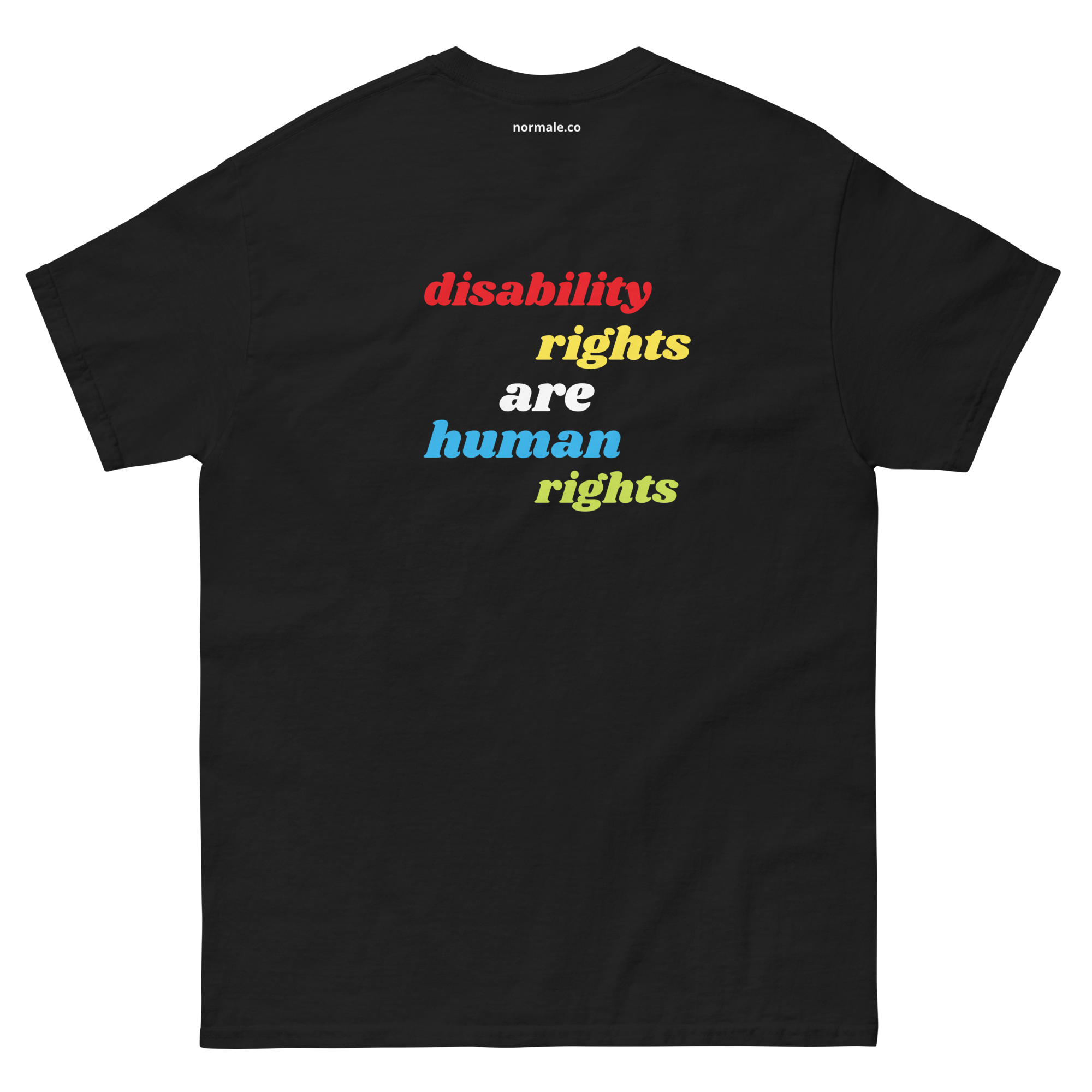 Disability Rights Tee Embroidered