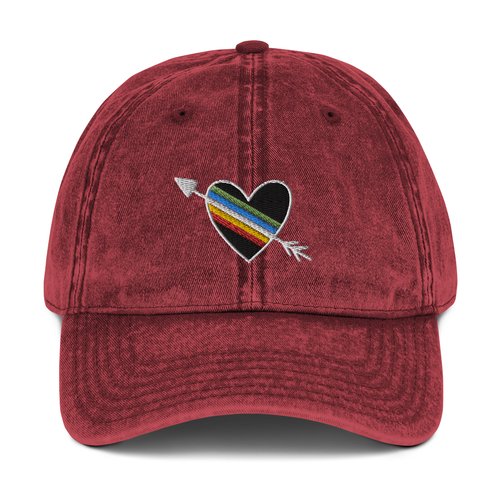 Disability Pride Flag Denim Cap