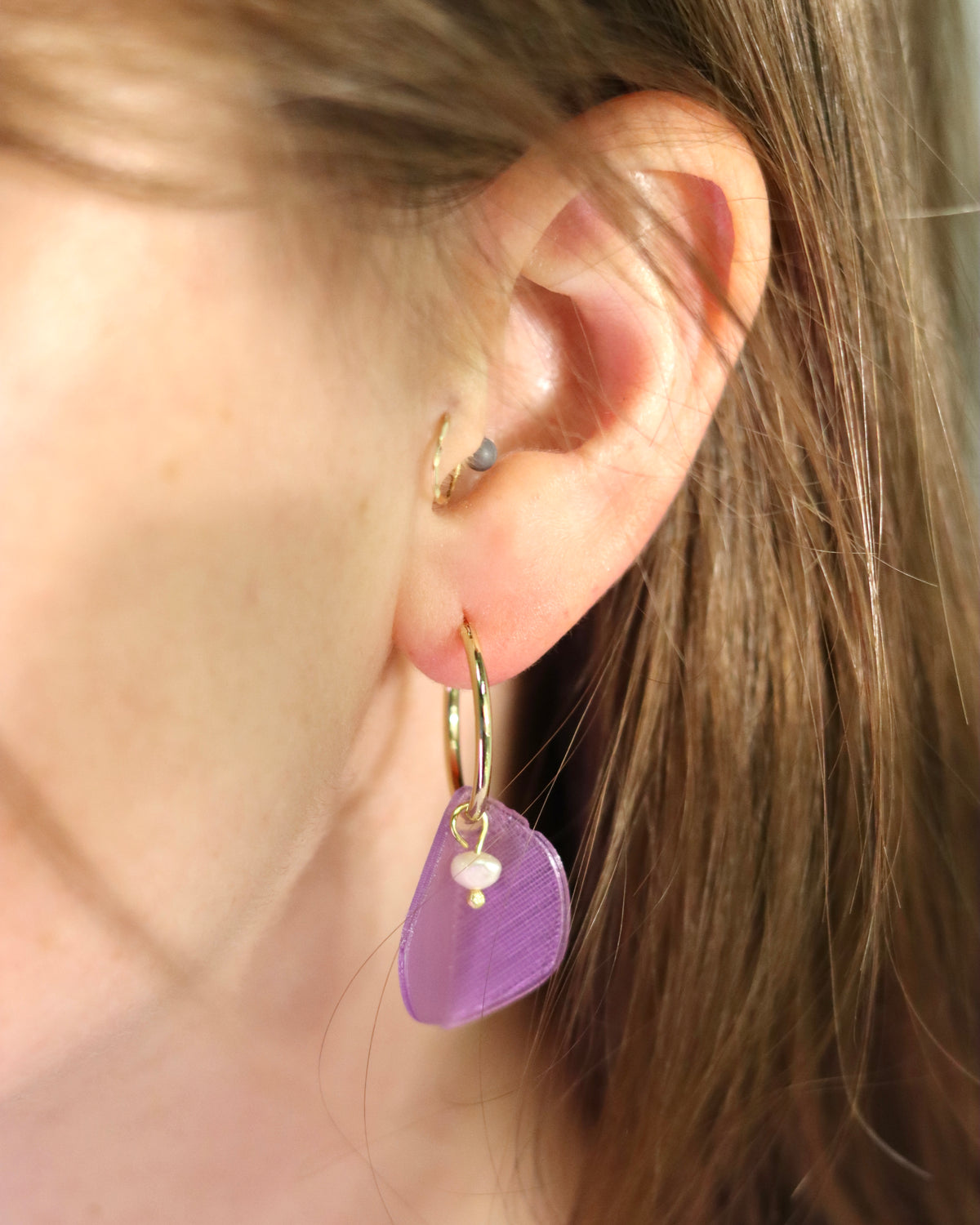 Munroe Hoop Vulva Earrings