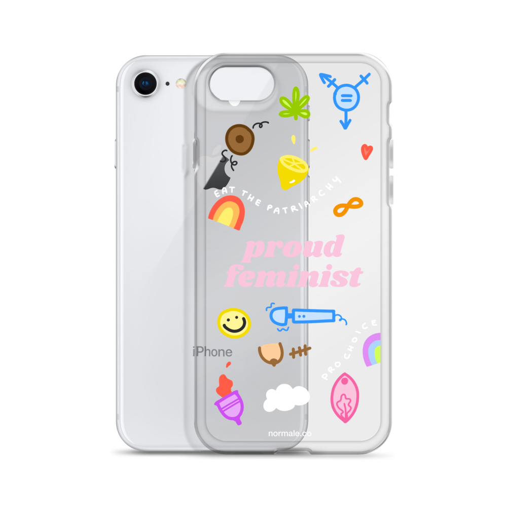 iPhone Case - Proud Feminist Colourful Pink