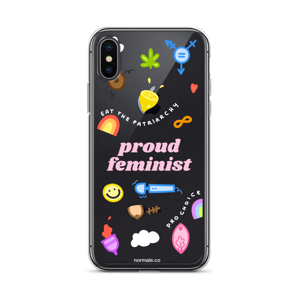 iPhone Case - Proud Feminist Colourful Pink