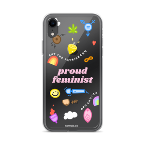 iPhone Case - Proud Feminist Colourful Pink