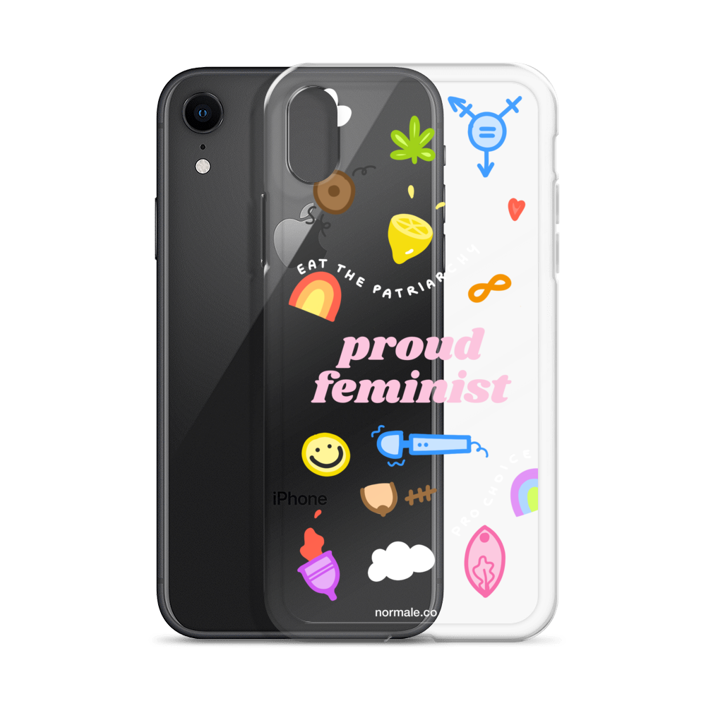 iPhone Case - Proud Feminist Colourful Pink