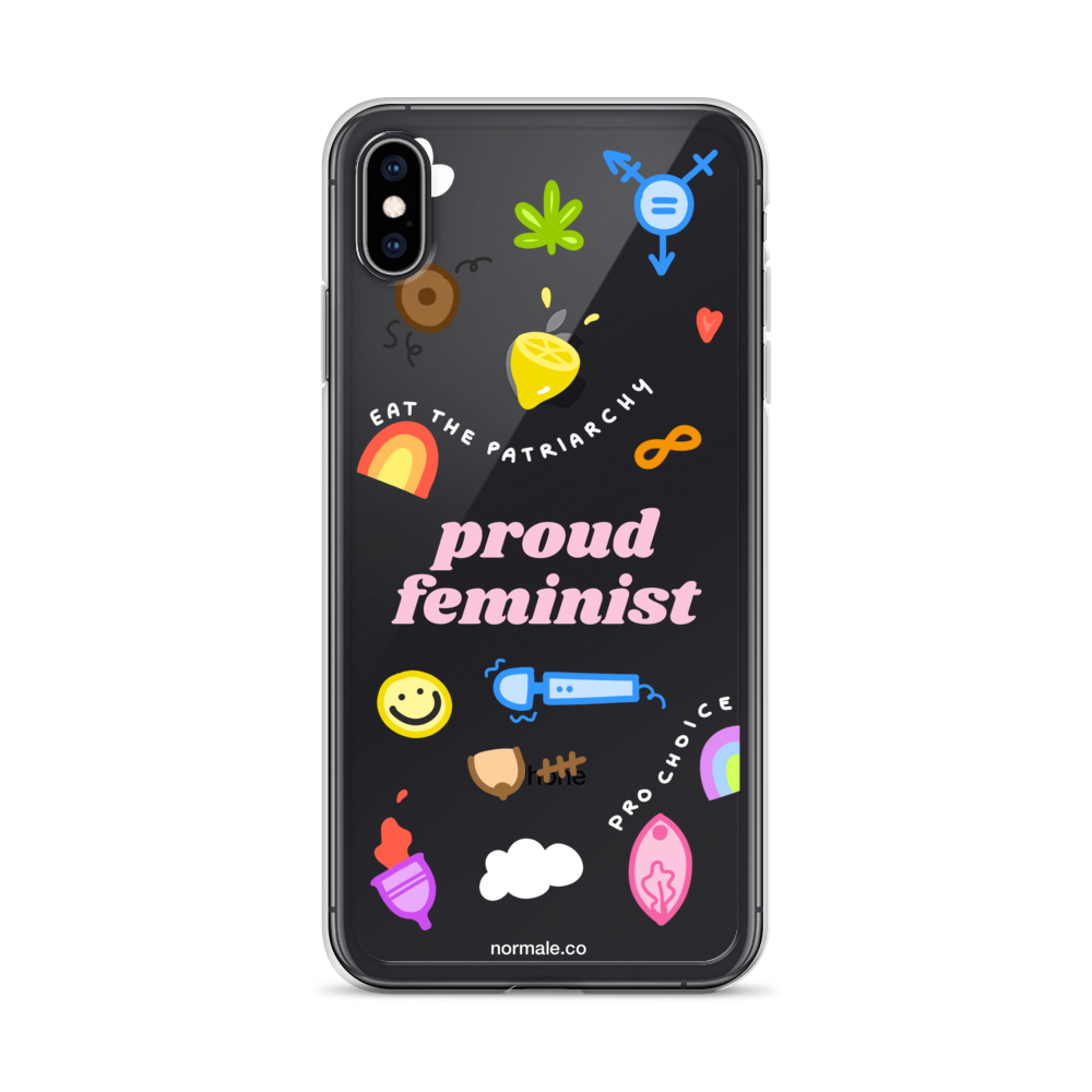 iPhone Case - Proud Feminist Colourful Pink