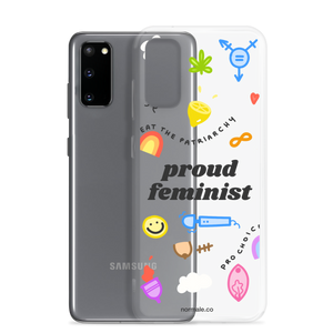 Samsung Case - Proud Feminist Colourful Black